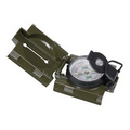 Olive Drab Military Marching Compass w/LED Light